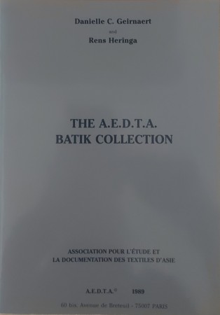 First  cover of 'THE A.E.D.T.A. BATIK COLLECTION.'