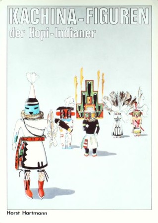 First  cover of 'KACHINA-FIGUREN DER HOPI INDIANER.'