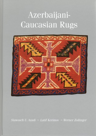 First  cover of 'AZERBAIJANI-CAUCASIAN RUGS. THE ULMKE COLLECTION, SWITZERLAND.'