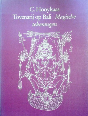 First  cover of 'TOVENARIJ OP BALI. MAGISCHE TEKENINGEN UIT TWEE LEIDSE COLLECTIES.'