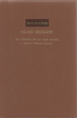 First  cover of 'NGAJU RELIGION. THE CONCEPTION OF GOD AMONG A SOUTH BORNEO PEOPLE.'