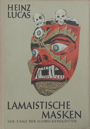 First  cover of 'LAMAISTISCHE MASKEN.'