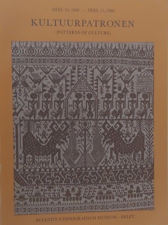 First  cover of 'KULTUURPATRONEN/ PATTERNS OF CULTURE. VOLUME 10/ 11.'