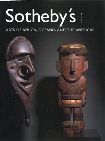 First  cover of 'ARTS OF AFRICA, OCEANIA AND THE AMERICAS. SATURDAY, MAY 19, 2001.'