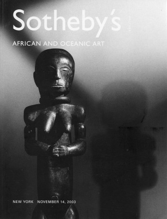 First  cover of 'AFRICAN AND OCEANIC ART.'