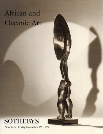 First  cover of 'AFRICAN AND OCEANIC ART. FRIDAY NOVEMBER 19, 1999.'