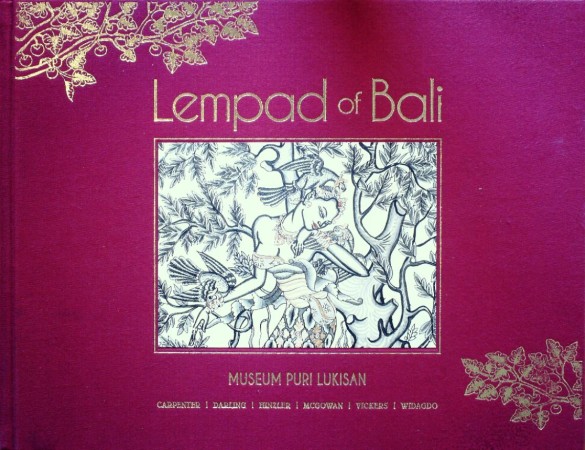 First  cover of 'LEMPAD OF BALI. THE ILLUMINATING LINE.'