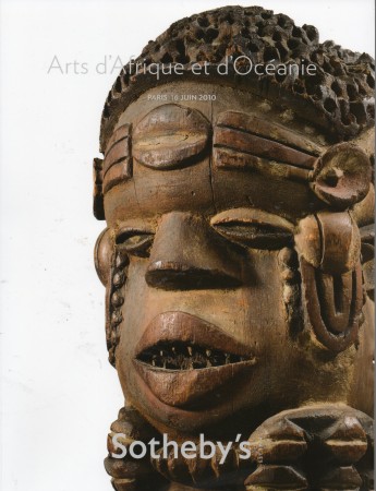 First  cover of 'ARTS D'AFRIQUE ET D'OCÉANIE. 16 JUIN 2010'