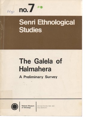 First  cover of 'THE GALELA OF HALMAHERA. A PRELIMINARY SURVEY.'