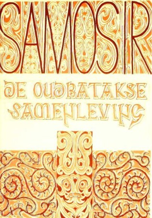 First  cover of 'SAMOSIR. DE OUDBATAKSE SAMENLEVING.'