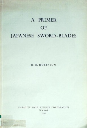 First  cover of 'A PRIMER OF JAPANESE SWORD-BLADES.'