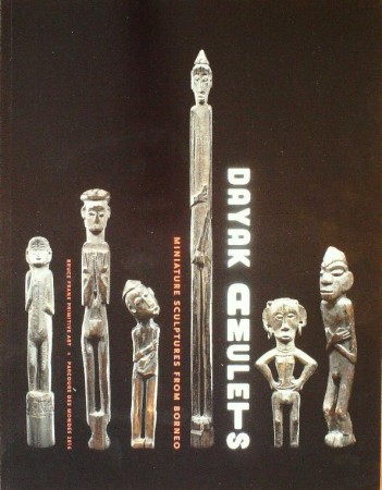 First  cover of 'DAYAK AMULETS. MINIATURE SCULPTURES FROM BORNEO.'