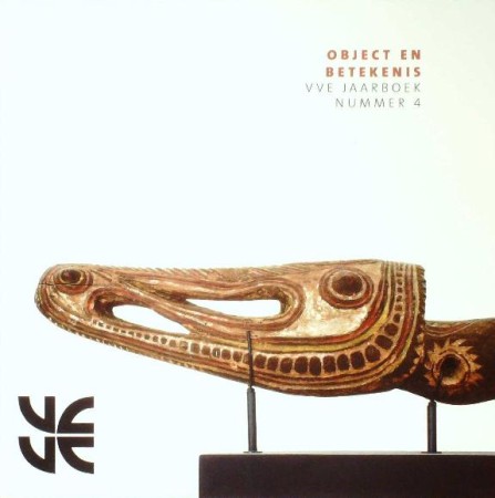 First  cover of 'OBJECT EN BETEKENIS. VVE JAARBOEK NUMMER 4.'