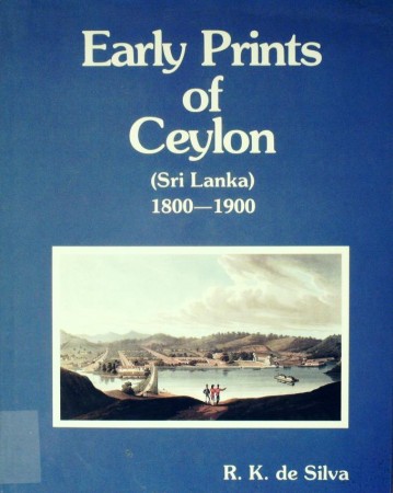 First  cover of 'EARLY PRINTS OF CEYLON (SRI LANKA). 1800-1900'