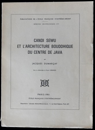 First  cover of 'CANDI SEWU ET L'ARCHITECTURE BOUDDHIQUE DU CENTRE DE JAVA.'