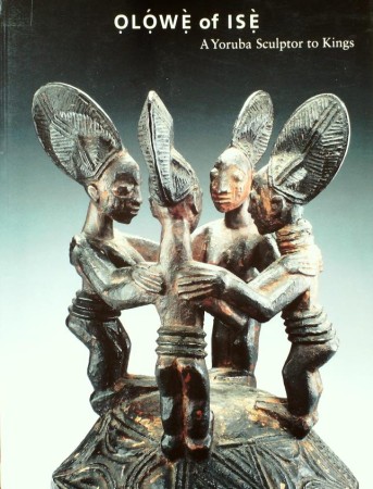 First  cover of 'OLOWE OF ISE. A YORUBA SCULPTOR TO KINGS.'