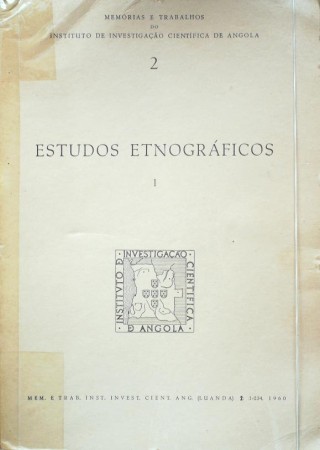 First  cover of 'ESTUDOS ETNOGRAFICOS 1.'
