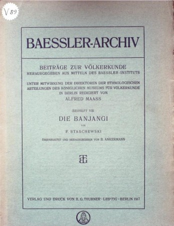 First  cover of 'DIE BANJANGI.'
