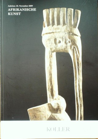 First  cover of 'AFRIKANISCHE KUNST. AUKTION 30 NOVEMBER 2009'