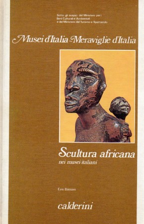 First  cover of 'SCULTURA AFRICANA NEI MUSEI ITALIANI.'