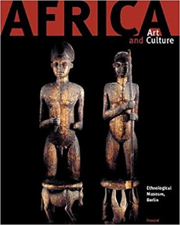 First  cover of 'AFRICA. ART AND CULTURE. (paperback edition). MASTERPIECES OF AFRICAN ART, ETHNOLOGICAL MUSEUM, BERLIN.'