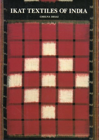 First  cover of 'IKAT TEXTILES OF INDIA. (Japanese/English language edition).'