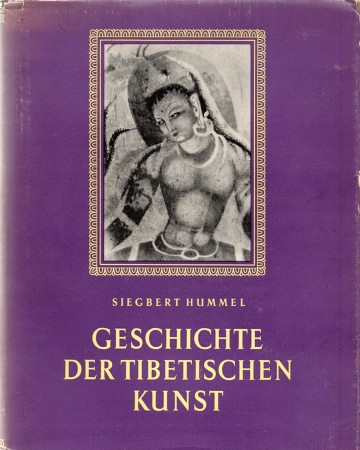 First  cover of 'GESCHICHTE DER TIBETISCHEN KUNST.'