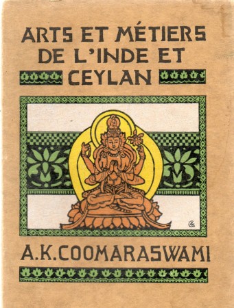 First  cover of 'ARTS ET MÉTIERS DE L'INDE ET CEYLAN.'