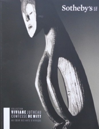 First  cover of 'COLLECTION VIVIANE JUTHEAU. COMTESSE DE WITT. AU COEUR DES ARTS D'AFRIQUE.'