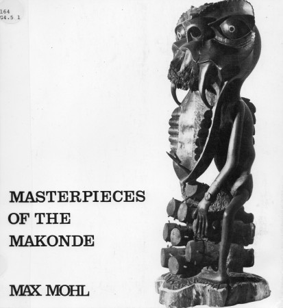 First  cover of 'MASTERPIECES OF THE MAKONDE- AN EAST AFRICAN DOCUMENTATION. 3 Vols.'