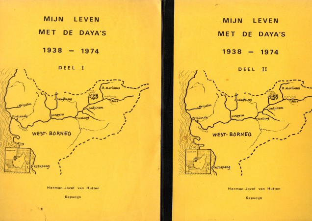 First  cover of 'MIJN LEVEN MET DE DAYA'S 1938 - 1974. (2 Vols).'