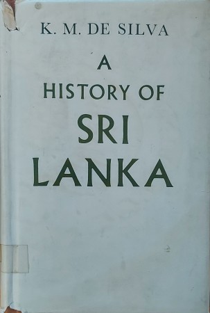 First  cover of 'A HISTORY OF SRI LANKA.'