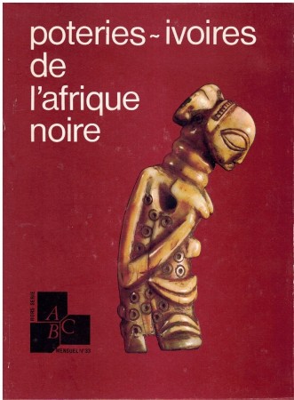 First  cover of 'POTERIES-IVOIRES DE L'AFRIQUE NOIRE.'