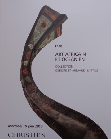 First  cover of 'ART AFRICAIN ET OCÉANIEN.   COLLECTION CELESTE ET ARMAND BARTOS. MERCREDI 19 JUIN 2013.'