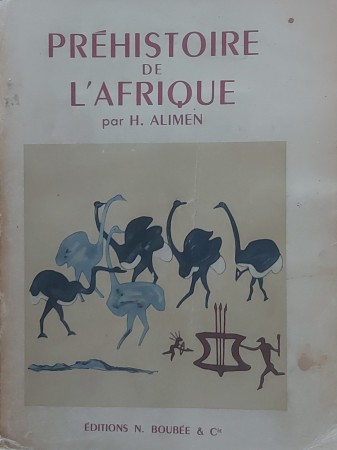 First  cover of 'PRÉHISTOIRE DE L'AFRIQUE.'