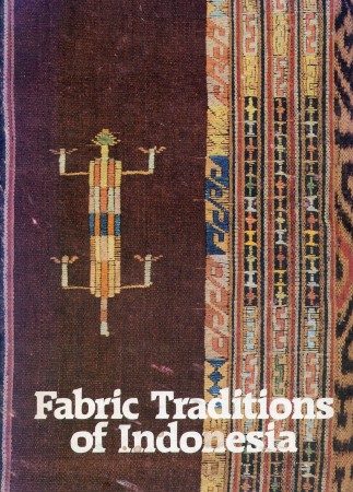 First  cover of 'FABRIC TRADITIONS OF INDONESIA.'