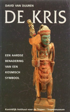 First  cover of 'DE KRIS. EEN AARDSE BENADERING VAN EEN KOSMISCH SYMBOOL.'