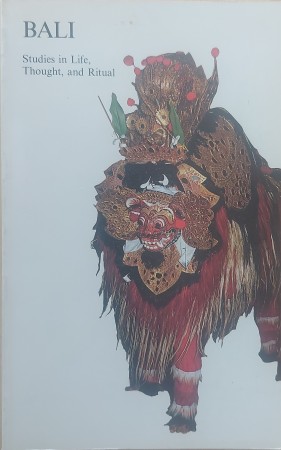 First  cover of 'BALI. STUDIES IN LIFE, THOUGHT, AND RITUAL.'