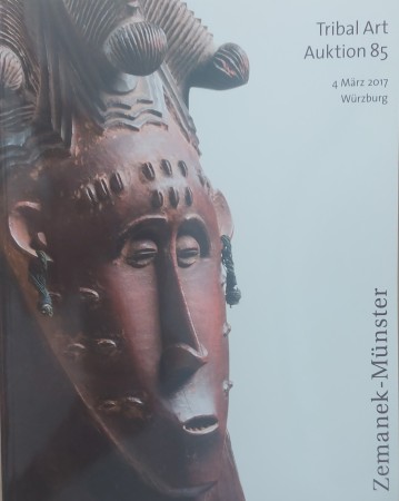 First  cover of 'TRIBAL ART AUCTION 85 (196 AUCTION). 4 März 2017.'