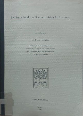 First  cover of 'STUDIES IN SOUTH AND SOUTHEAST ASIAN ARCHAEOLOGY.'