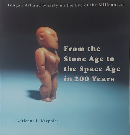 First  cover of 'FROM THE STONE AGE TO THE SPACE AGE IN 200 YEARS. Tongan Art and Society on the Eve of the Millenium.'