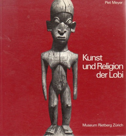First  cover of 'KUNST UND RELIGION DER LOBI.'