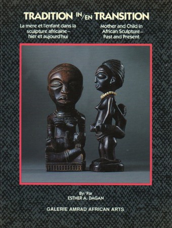First  cover of 'TRADITION IN TRANSITION. MOTHER AND CHILD IN AFRICAN SCULPTURE-PAST AND PRESENT/'