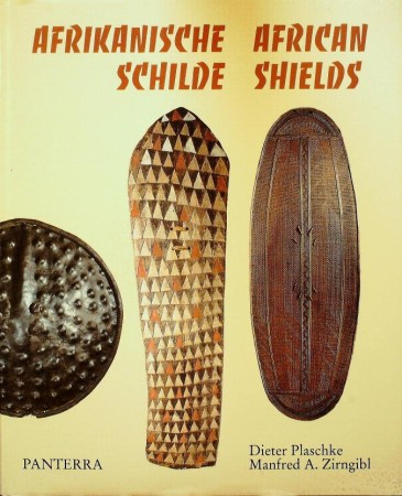 First  cover of 'AFRIKANISCHE SCHILDE, GRAPHISCHE KUNSTWERKE AUS DEM SCHWARZEN ERDTEIL/'