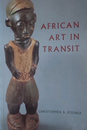 First  cover of 'AFRICAN ART IN TRANSIT.'