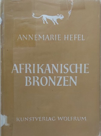 First  cover of 'AFRIKANISCHE BRONZEN.'