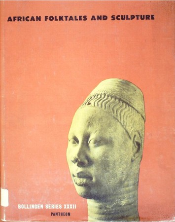 First  cover of 'AFRICAN FOLKTALES AND SCULPTURE.'