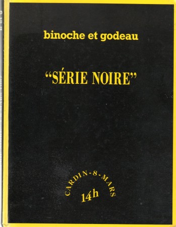 First  cover of 'ART COLON ET STYLE TRIBAL. (SERIE NOIRE).'