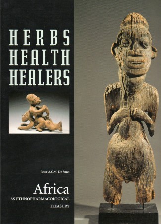 First  cover of 'HERBS, HEALTH, HEALERS, AFRICA AS ETHNOPHARMACOLOGICAL TREASURY.'