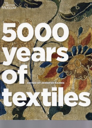 First  cover of '5000 YEARS OF TEXTILES.'